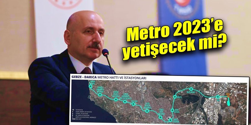 Metro 2023’e yetişecek mi?