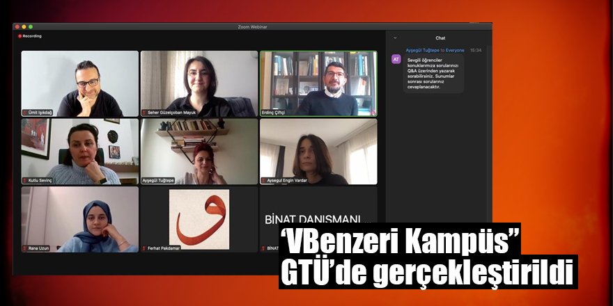 ‘VBenzeri Kampüs” GTÜ’de gerçekleştirildi
