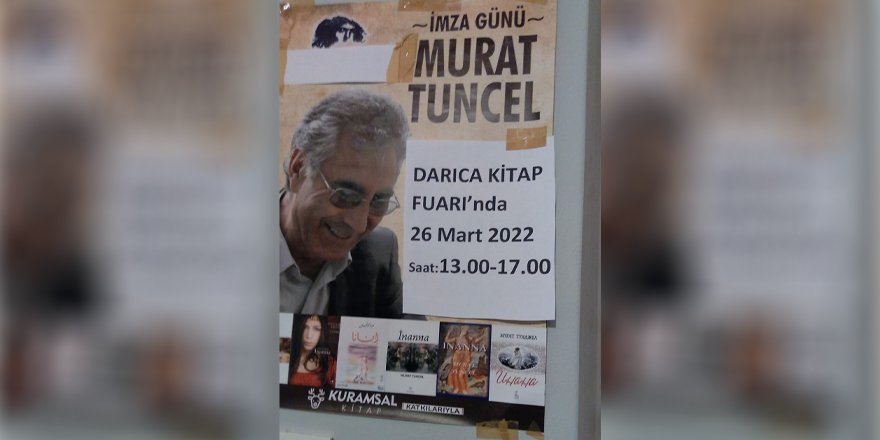 Murat Tuncel Darıca Kitap Fuarı’na katılacak