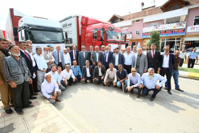 Irak Türkmenlerine 2 TIR dolusu insani yardım