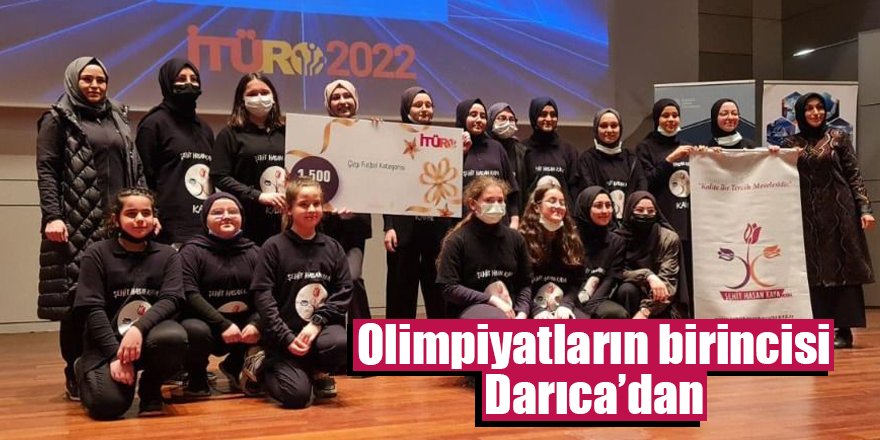 Olimpiyatların birincisi Darıca’dan