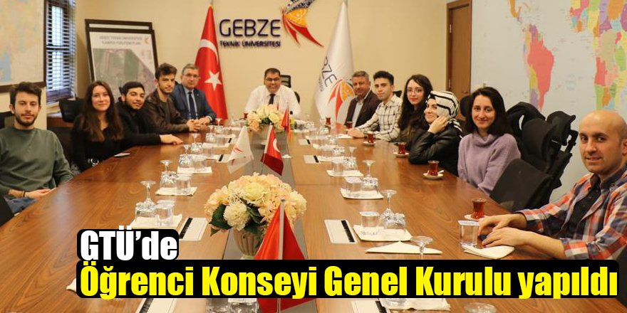 GTÜ’de Öğrenci Konseyi Genel Kurulu yapıldı