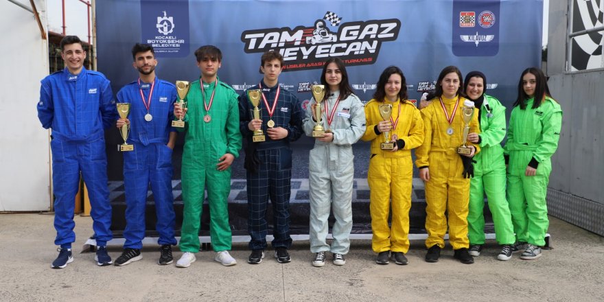 Karting Turnuvası’nda kupalar sahiplerini buldu