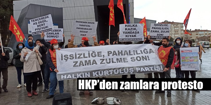 HKP’den zamlara protesto