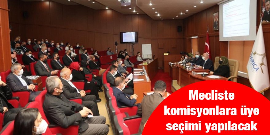 Mecliste komisyonlara üye seçimi yapılacak