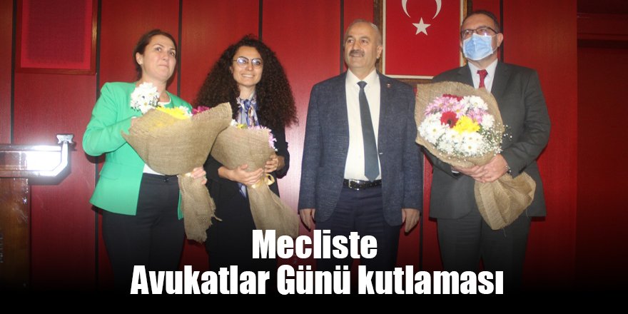 Mecliste Avukatlar Günü kutlaması