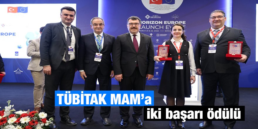 TÜBİTAK MAM’a iki başarı ödülü