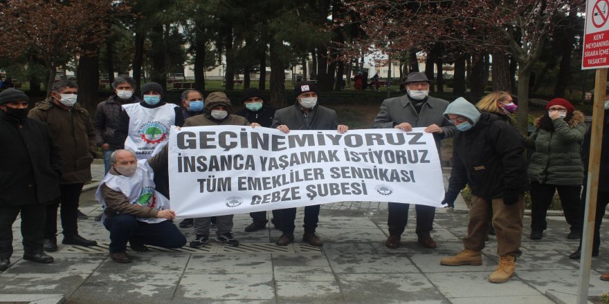 Emeklilerin Ankara yürüyüşü Gebze’den geçecek