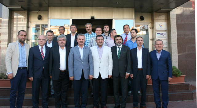 Okur ve ilçe yönetiminden GTO yönetimini tebrik ziyareti