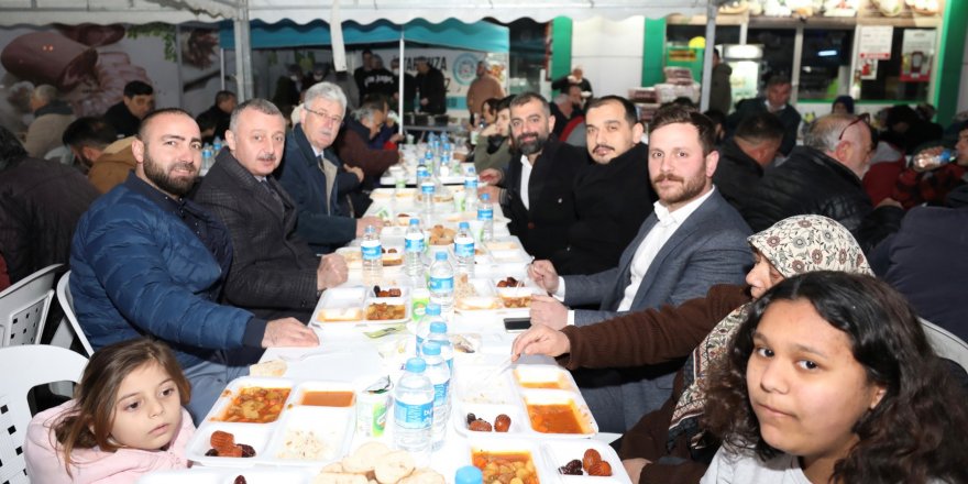 Başkanlar iftar sofrasında buluştu