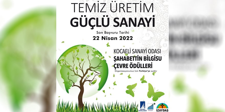 Şahabettin Bilgisu Çevre Ödülleri’ne başvurular uzatıldı