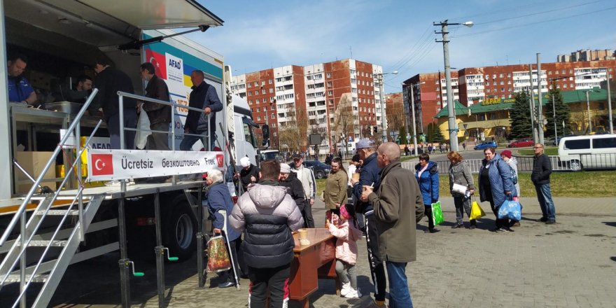 Büyükşehir’in TIR’ında insanlık dersi