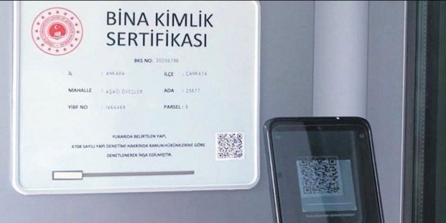 Kocaeli’de 1461 binanın kimliği var