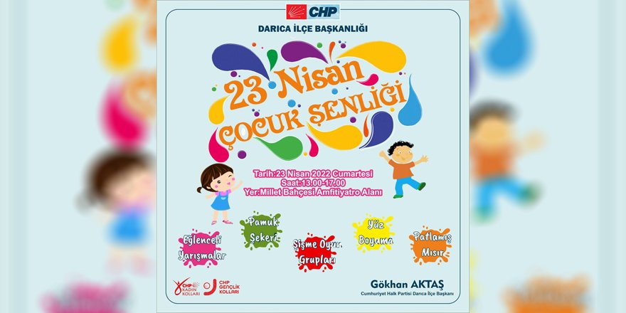 CHP Darıca’dan 23 Nisan etkinliği