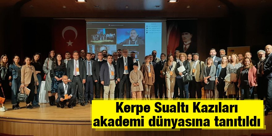 Kerpe Sualtı Kazıları akademi dünyasına tanıtıldı