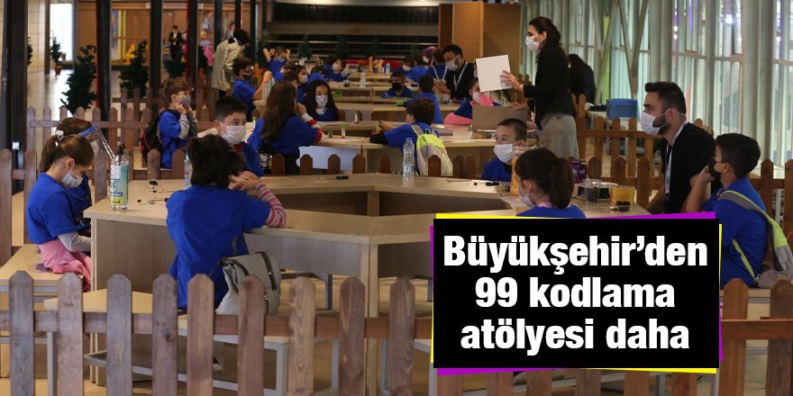 Büyükşehir’den 99 kodlama atölyesi daha