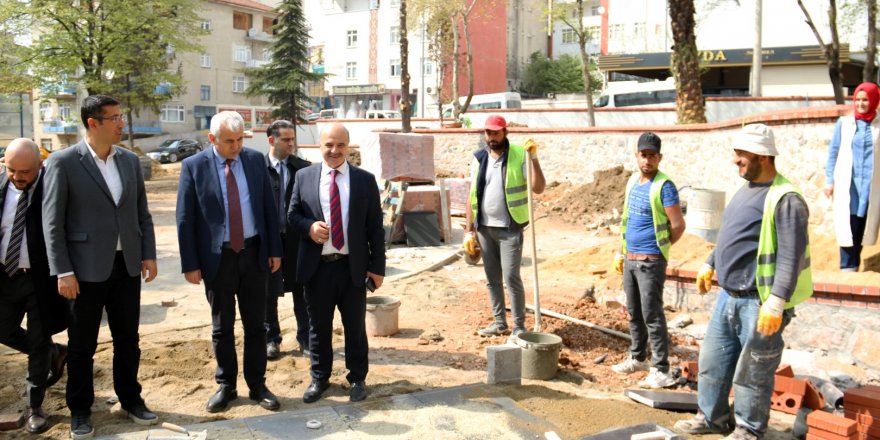 Gündoğdu, Adnan Kahveci Parkı’nı inceledi