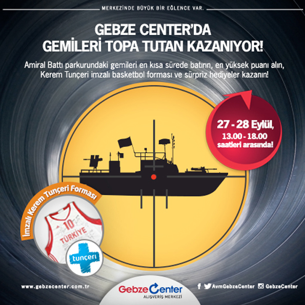Center’da amiral battı etkinliği