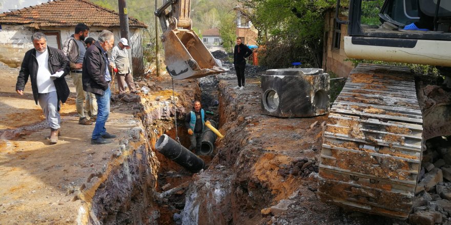 Mudarlı Mahallesi’nde altyapı çalışması