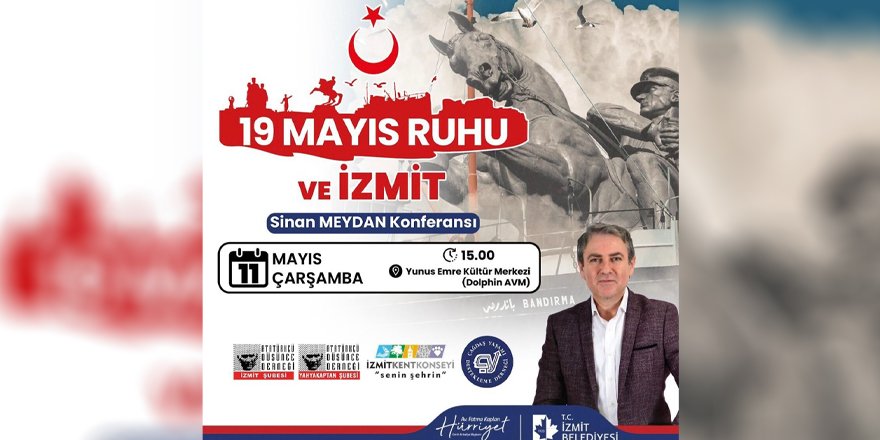 Sinan Meydan 11 Mayıs’ta İzmit’te