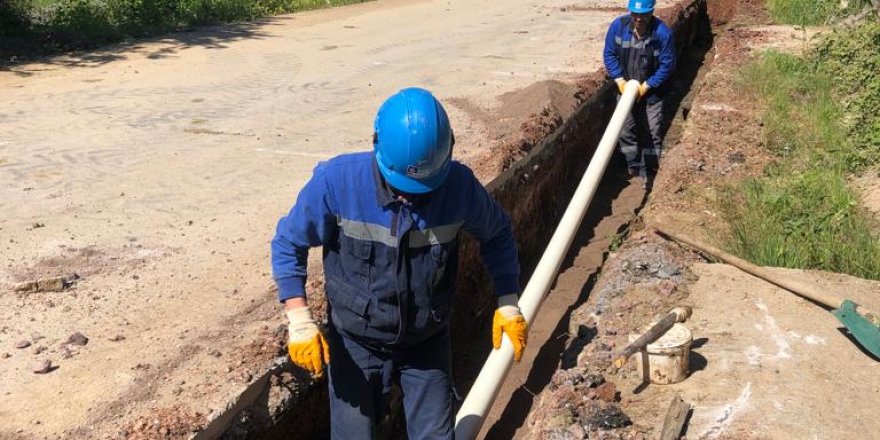 Hacımazlı Mahallesi’ne içmesuyu hattı yapılıyor