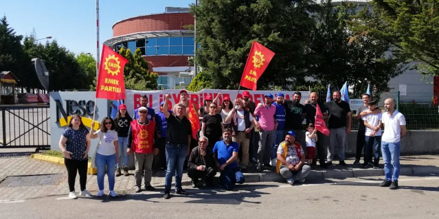 EMEP'ten Neşe Plastik işçilerine ziyaret