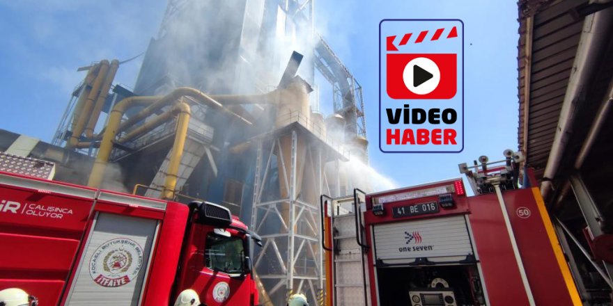 Fabrikada korkutan yangın