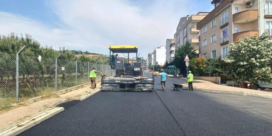 Gebze’de asfalt serim çalışmaları