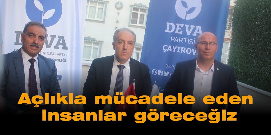 Açlıkla mücadele eden insanlar göreceğiz