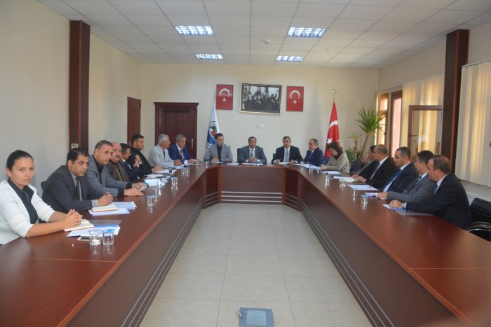 Başkan Toltar değerlendirme toplantısı yaptı