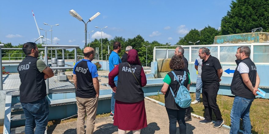 İSU’dan AFAD yöneticilerine teknik gezi