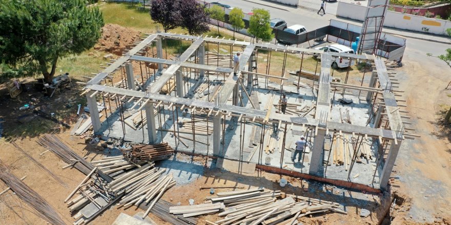 Dev parkta hummalı bir çalışma sürüyor