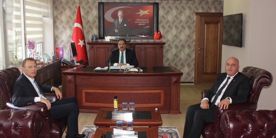 GEPOSB yönetiminden Kaymakam Güler’e ziyaret