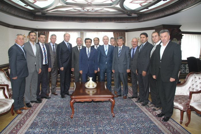 Sendika başkanlarından valiye ziyaret