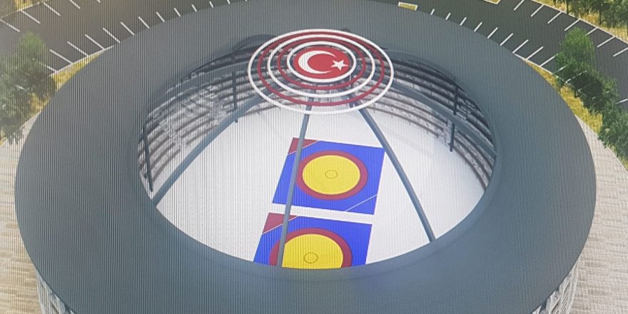 İshakçılar güreş alanının çatısı kapatılacak