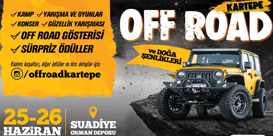 Kartepe Off-Road ve Doğa Şenliği başlıyor