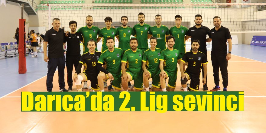 Darıca’da 2. Lig sevinci