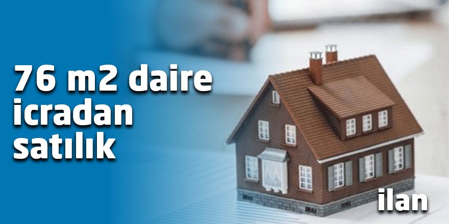 76 m2 daire icradan satılık