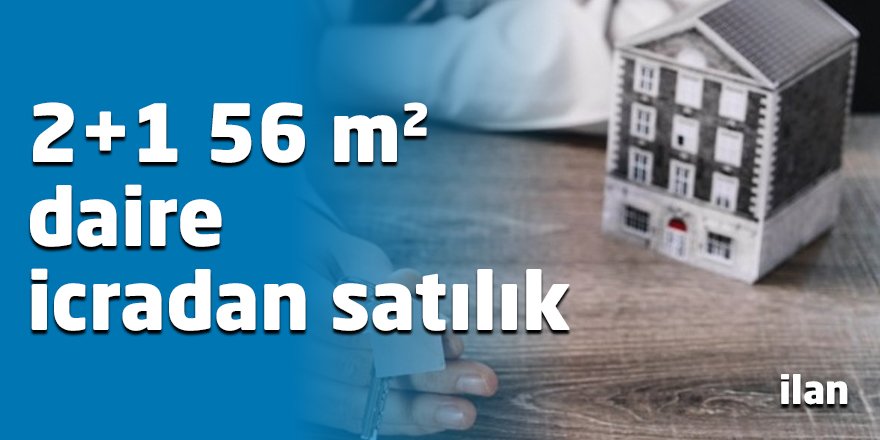 2+1 56 m² daire icradan satılık