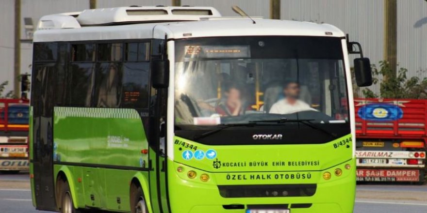 Özel halk otobüslerinden zam resti