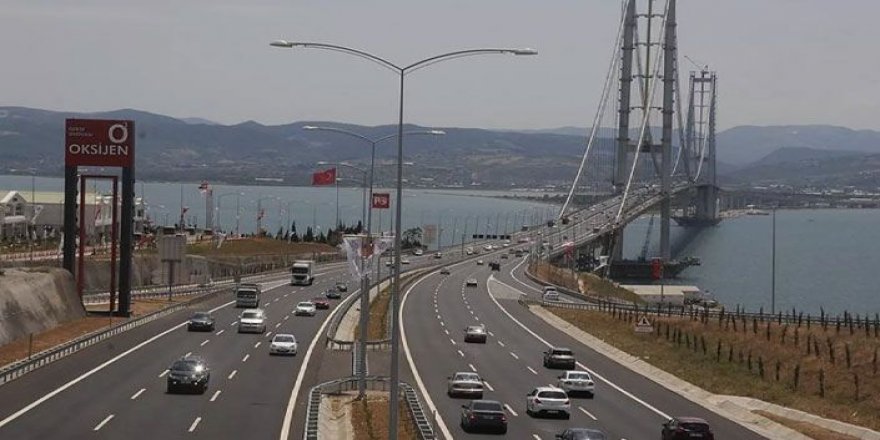 Osmangazi Köprüsü'nden araç geçişinde rekor kırıldı