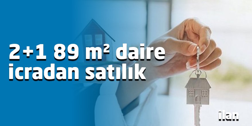 2+1 89 m² daire icradan satılık