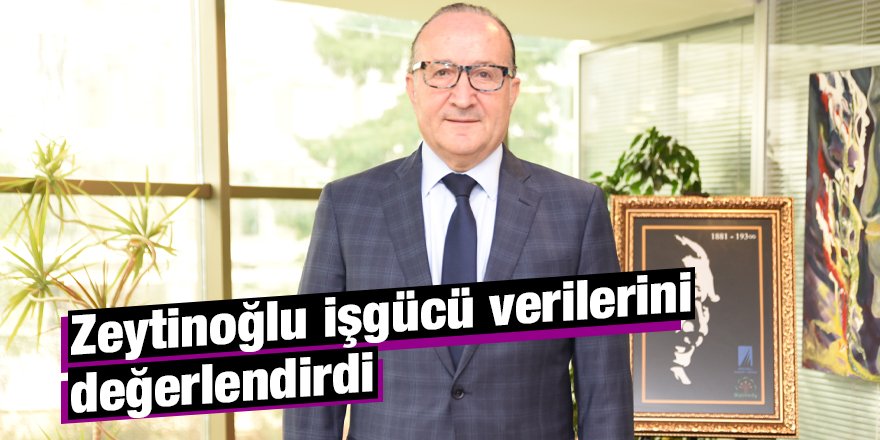 Zeytinoğlu işgücü verilerini değerlendirdi