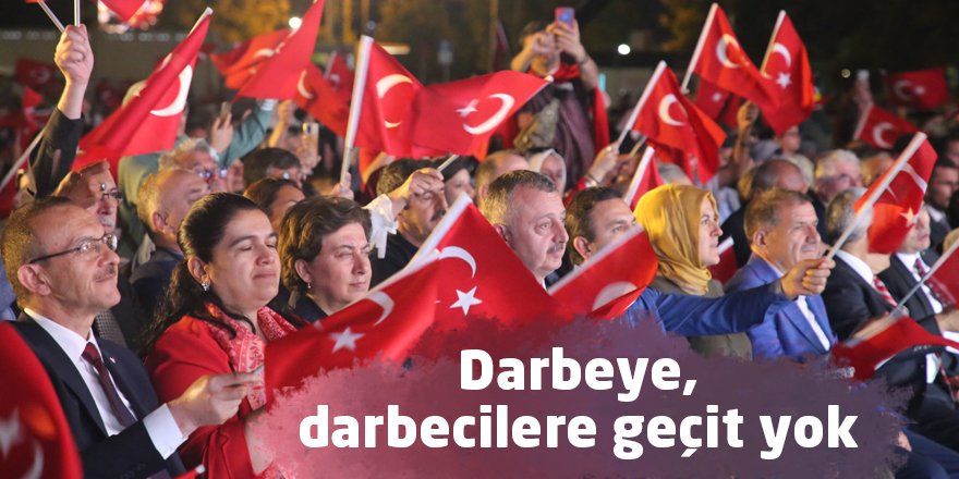 Darbeye, darbecilere geçit yok