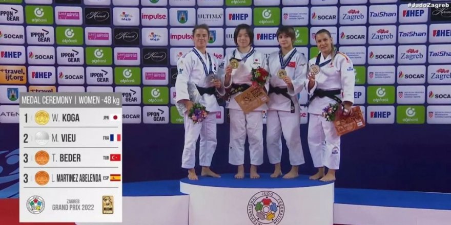 Tuğçe Beder’den üçüncülük