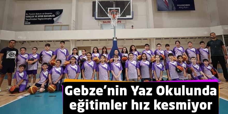 Gebze’nin Yaz Okulunda eğitimler hız kesmiyor