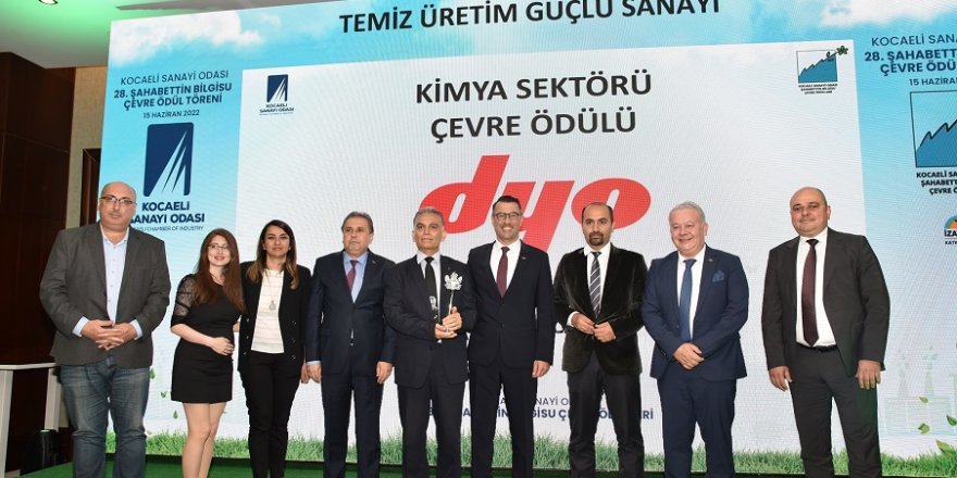 DYO’ya kimya sektörü çevre ödülü