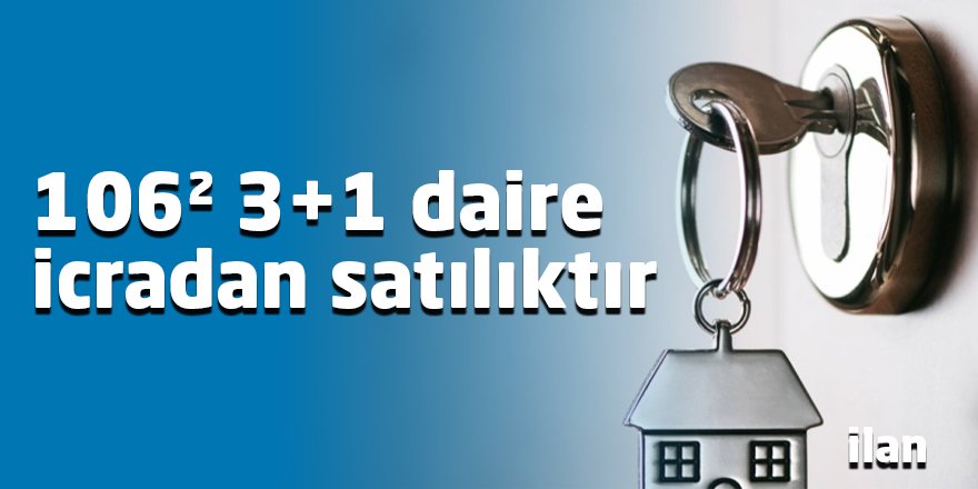 106² 3+1 daire icradan satılıktır