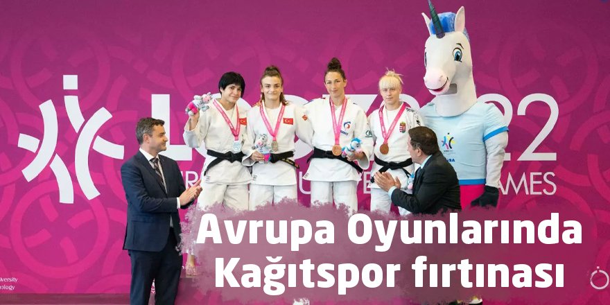 Avrupa Oyunlarında Kağıtspor fırtınası