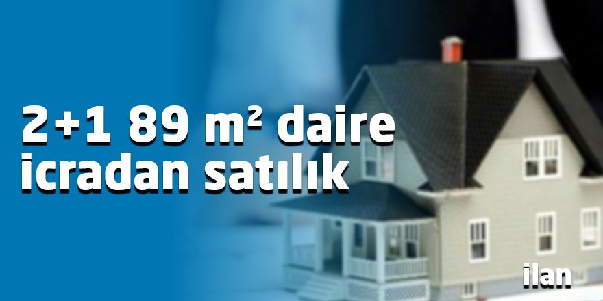 2+1 89 m² daire icradan satılık
